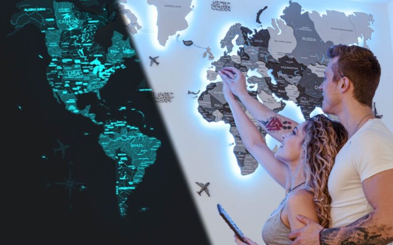 Illuminate Your Adventures: Why the Enjoy The Wood 3D Luminous Magnetic Wooden World Map Nordic Is the Ultimate Statement Piece