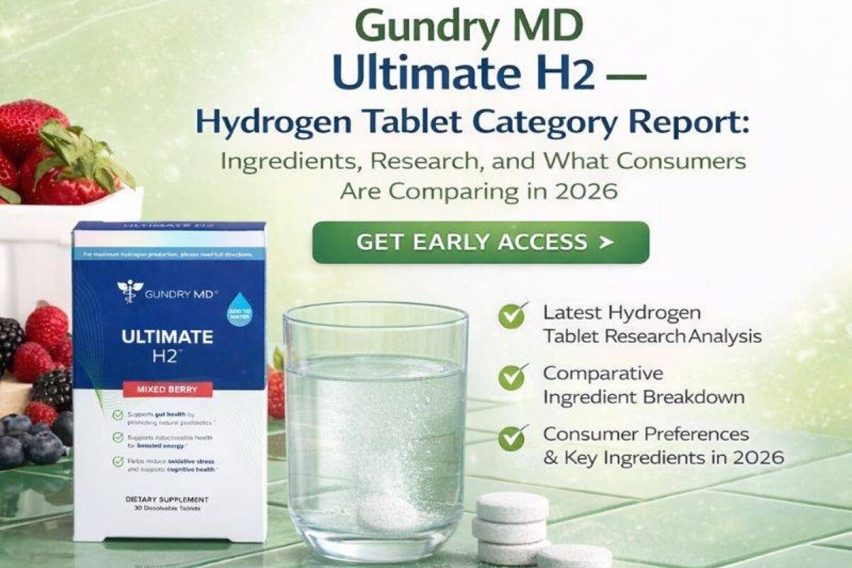 The Hydrogen Water Revolution Why Gundry MD’s Ultimate H2 Is Changing the Wellness Game