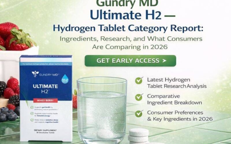 The Hydrogen Water Revolution Why Gundry MD’s Ultimate H2 Is Changing the Wellness Game