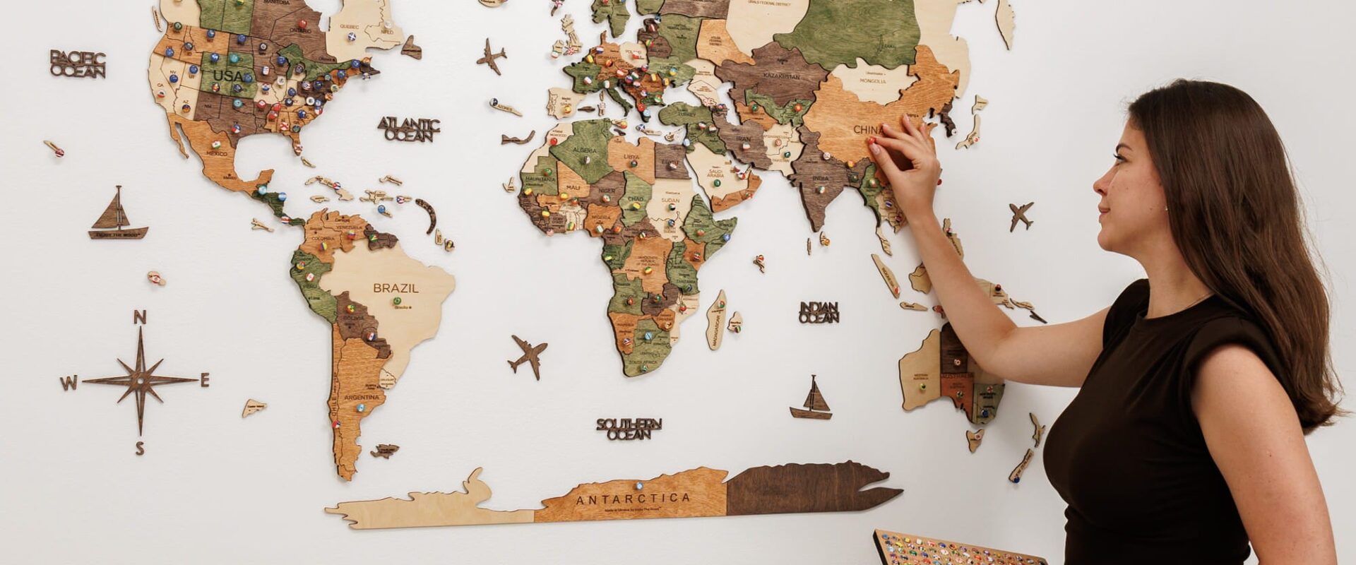 Beyond the Wall Innovative Ways to Showcase Your Wooden World Map Collection