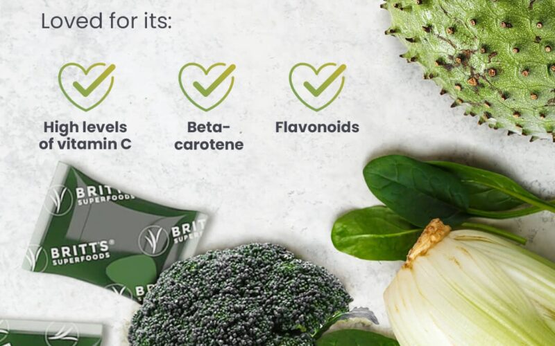 The Green Juice That Refuses to Be Boring: Britt’s Superfoods Broccoli, Celery & Soursop Refresher